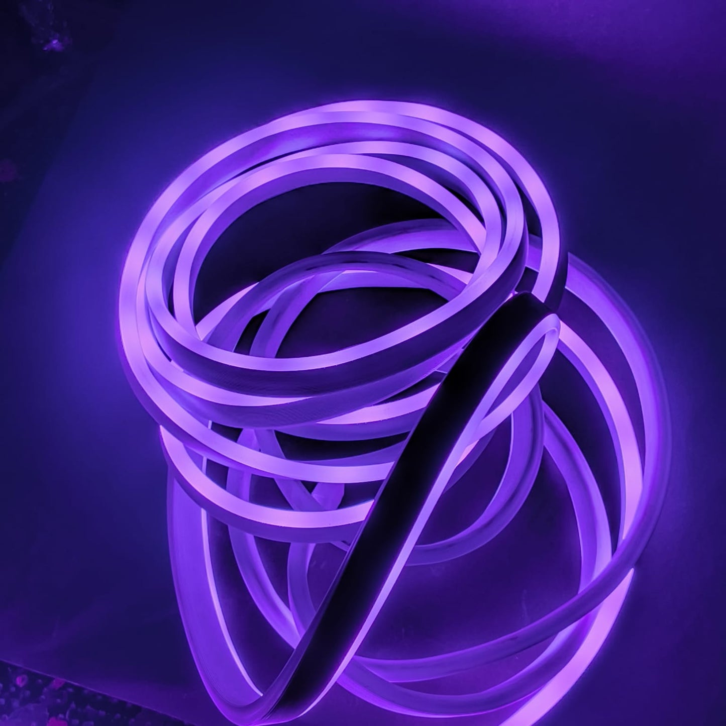 Purple Neon LED ROPE Light with 12V Adapter – Flexible Decorative Neon Light