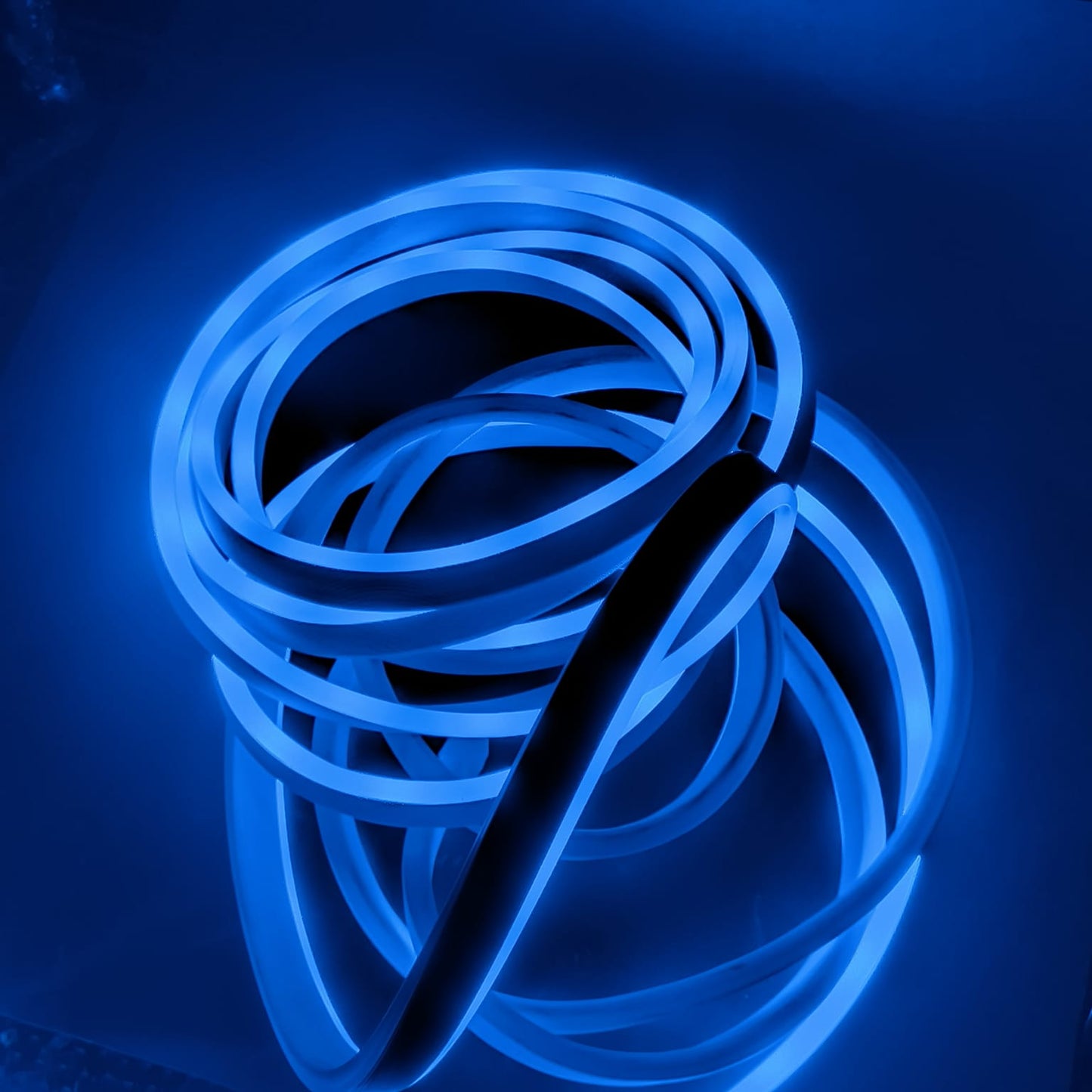 Blue Neon LED ROPE Light with 12V Adapter – Flexible Decorative Neon Light