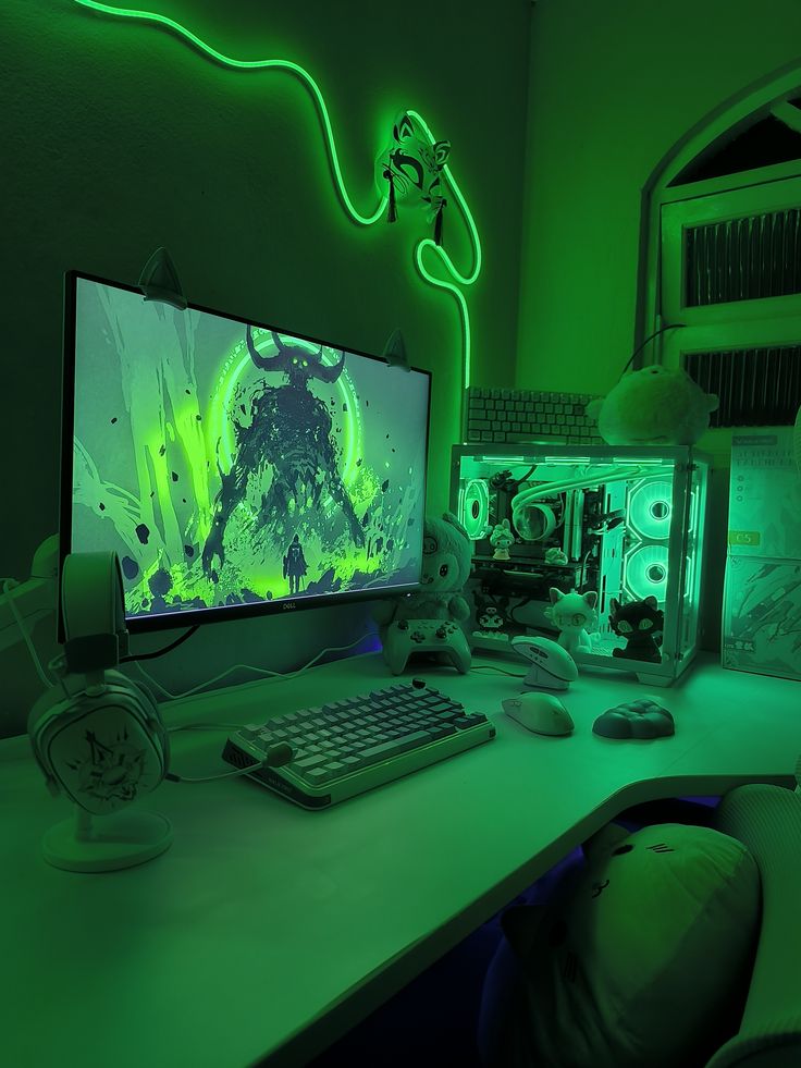 5 Meter Green Neon LED ROPE Light with 12V Adapter – Flexible Decorative Neon Light